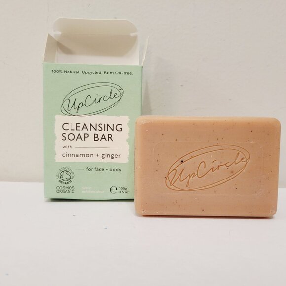 UpCircle Cleansing Soap Bar Cinnamon & Ginger For Face & Body - Picture 1 of 5